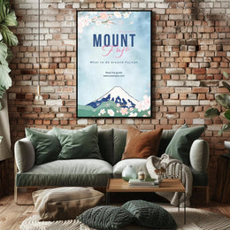 Explore Mount Fuji Poster PosterGoat