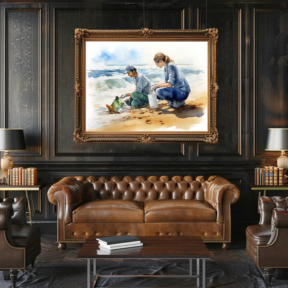 Beach Cleanup Effort Poster