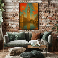 Big Ben London Dreamscape Art Travel Poster