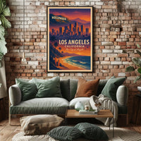 Los Angeles The City of Angels Poster