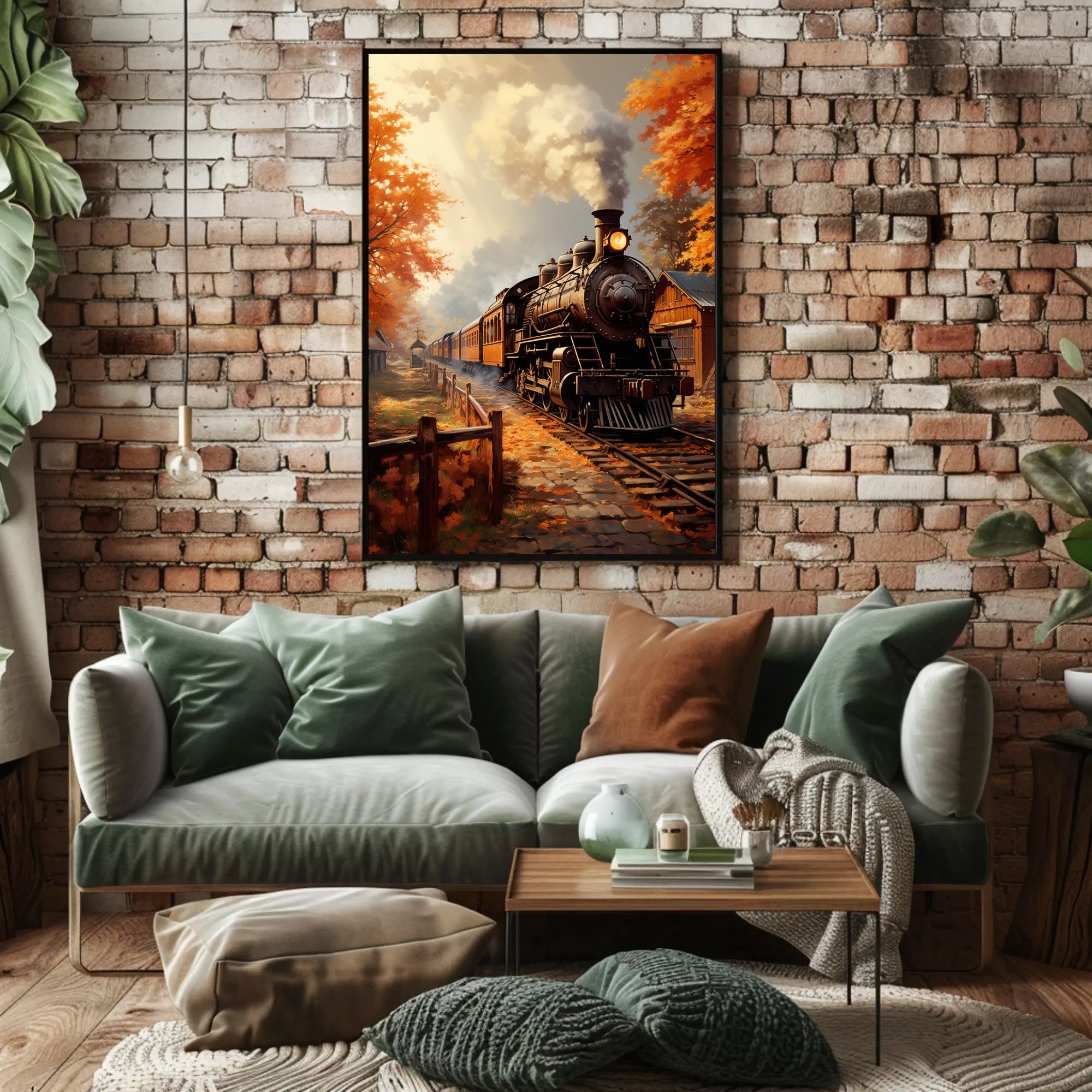 Autumn Steam Journey Poster
