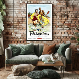 Paignton TorbayS Ideal Holiday Centre Poster