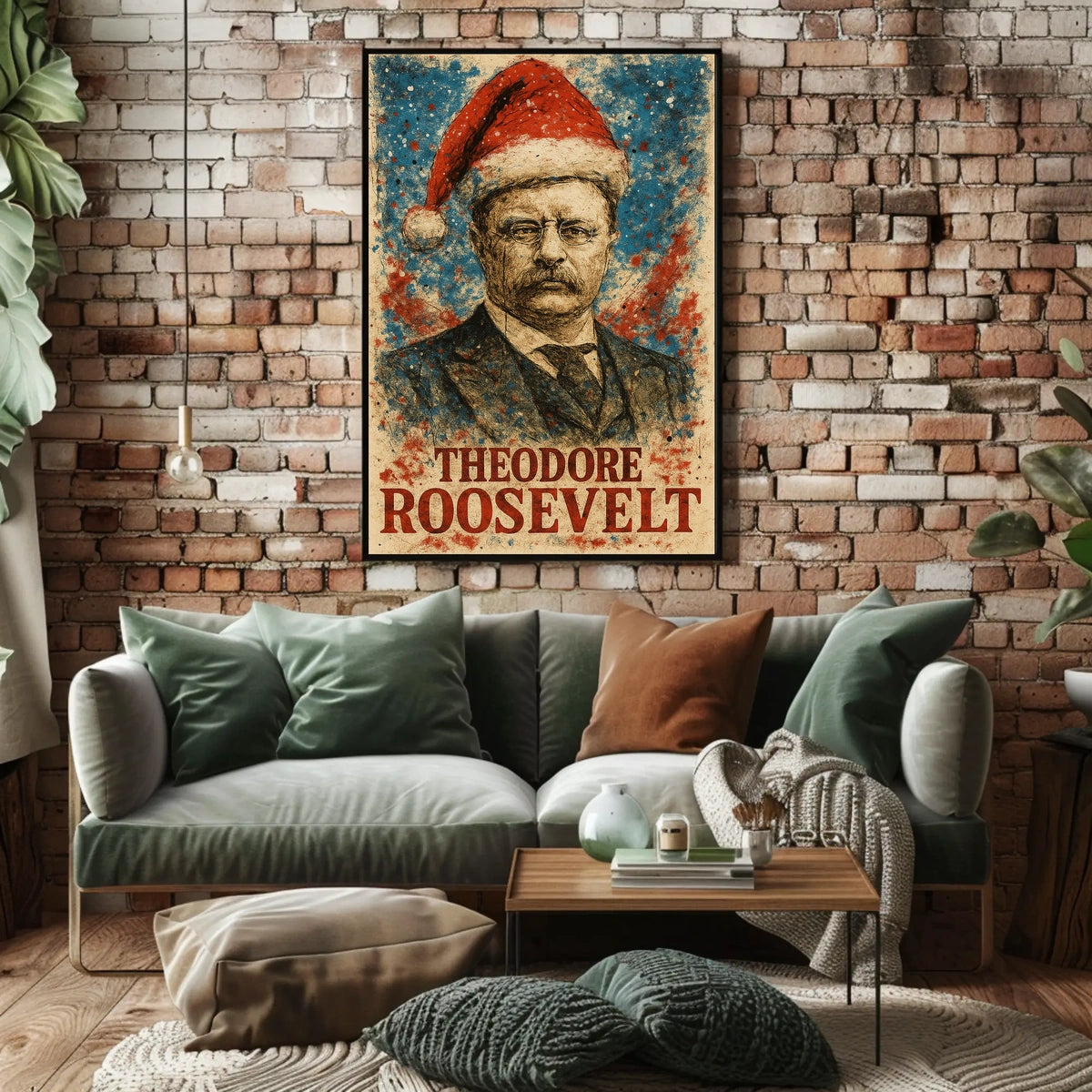 Theodore Roosevelt 26th President of the United States Christmas SeriesPoster