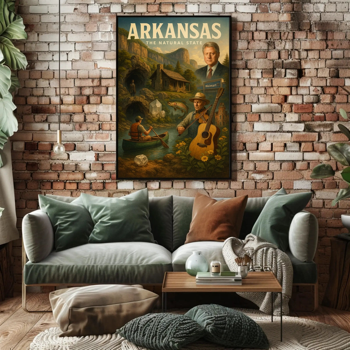 Arkansas The Natural State Poster