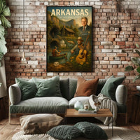 Arkansas The Natural State Poster