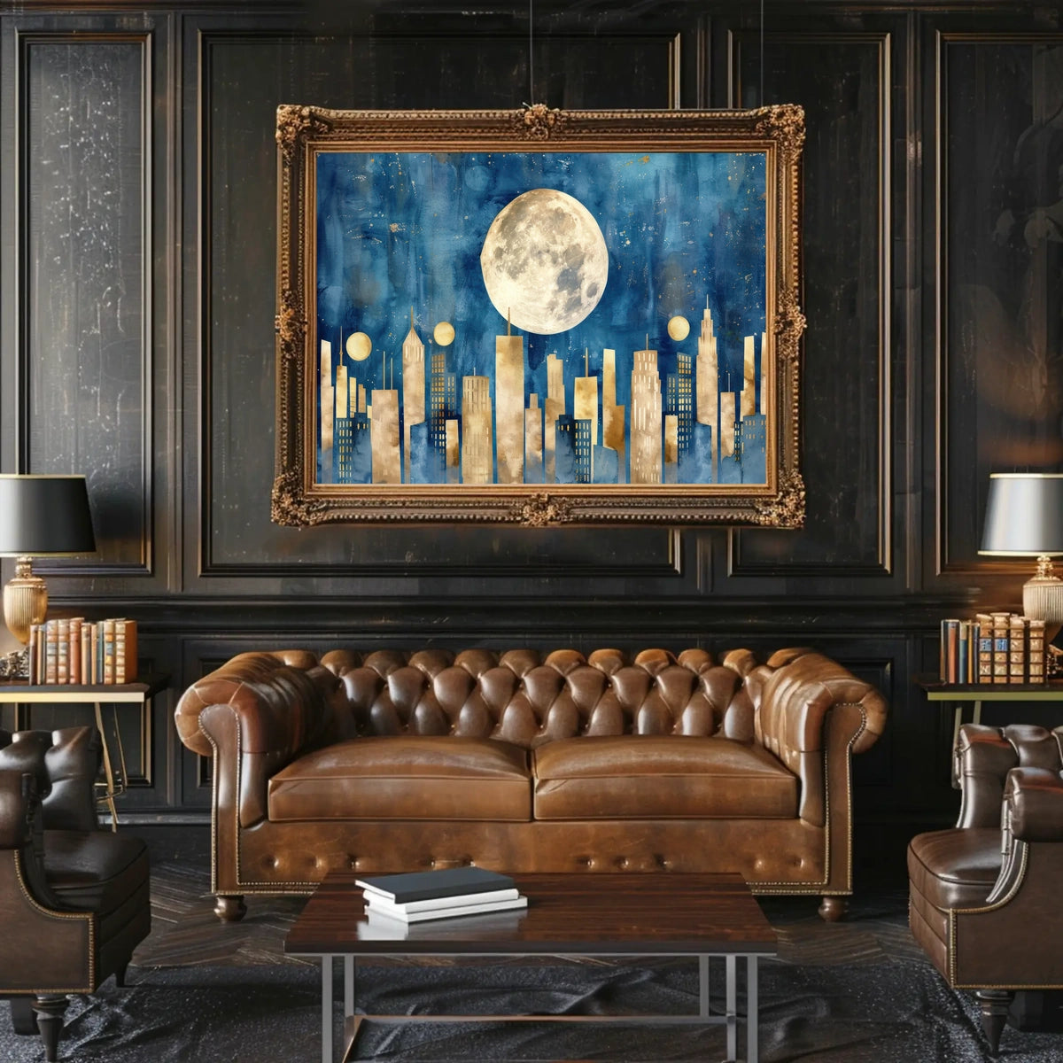 Celestial Skyline Poster