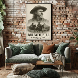 Buffalo Bill Wild West Tribute Cultural or Heritage Poster