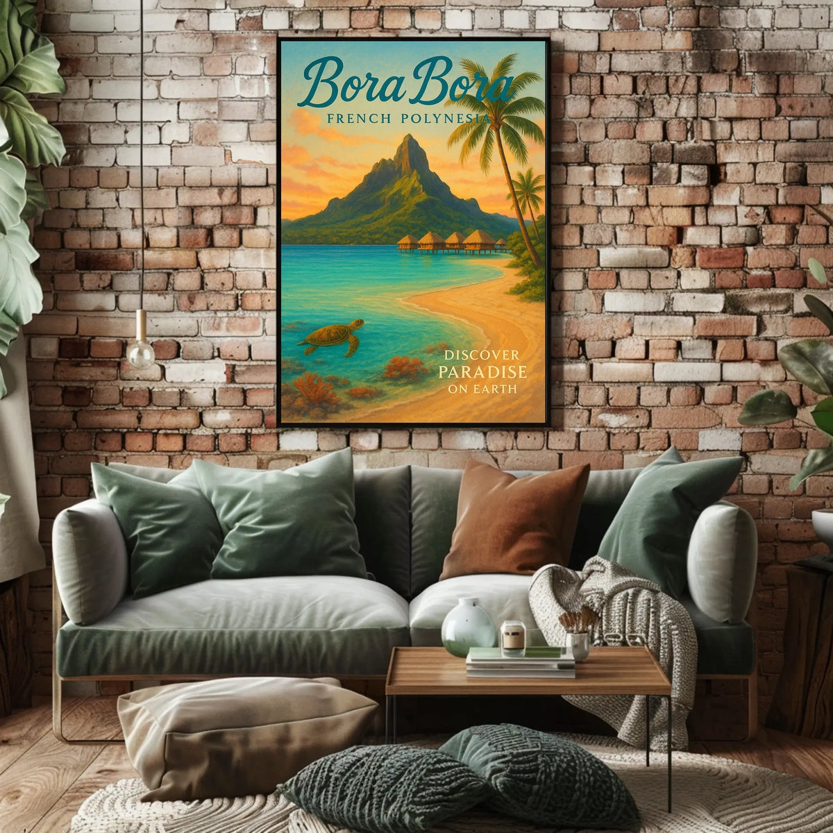 Bora Bora Discover Paradise Poster