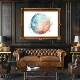 Watercolor Earth Poster