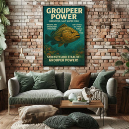 Grouper Power Poster