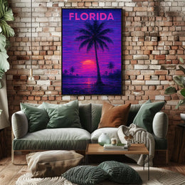 Florida Sunset Poster