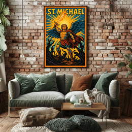 Archangel Michael Wall Art Poster