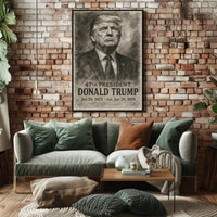 Donald Trump The Pillar of Strength Poster
