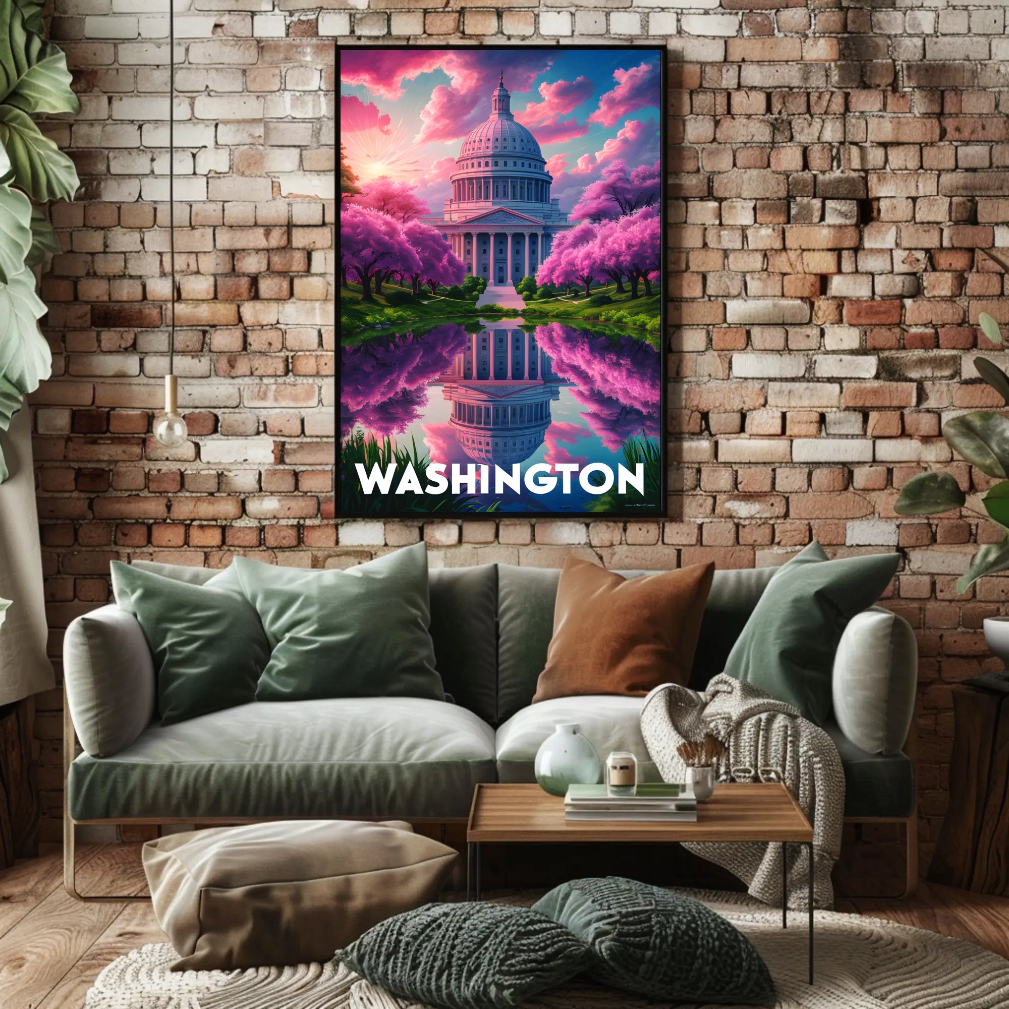 Washington in Bloom Poster