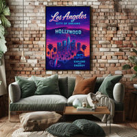 Los Angeles Dreamscape Poster: Neon City Vibes