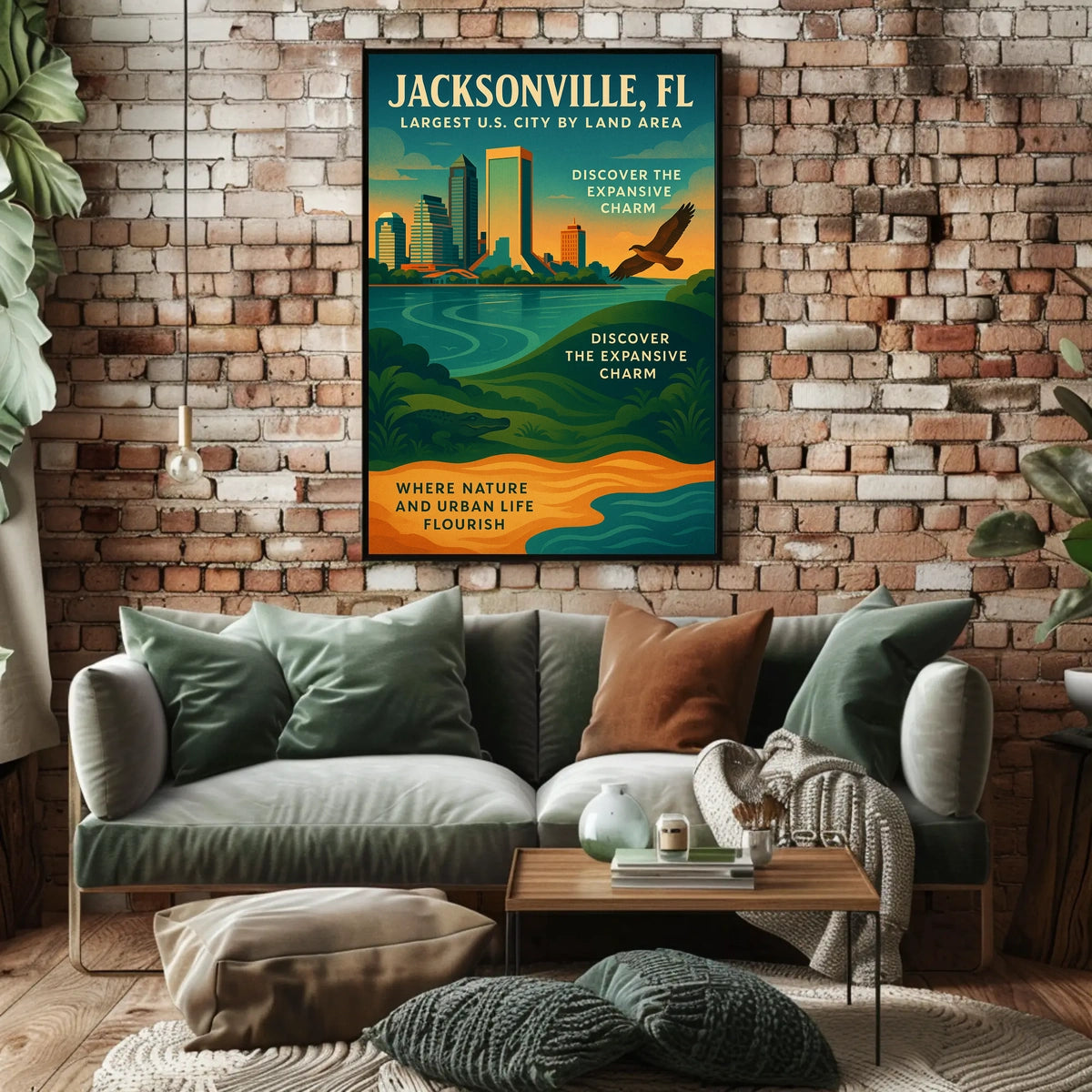 Discover JacksonvilleS Expansive Charm Poster