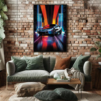 Futuristic Automotive Elegance Poster PosterGoat