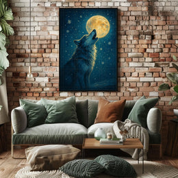 Howling At The Moon Poster