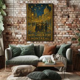 Noël Du Vieux-Port, Montréal Poster
