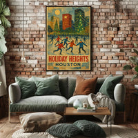 Holiday Heights In Houston Poster