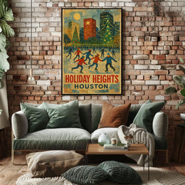 Holiday Heights In Houston Poster