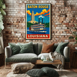 Baton Rouge Louisiana Poster