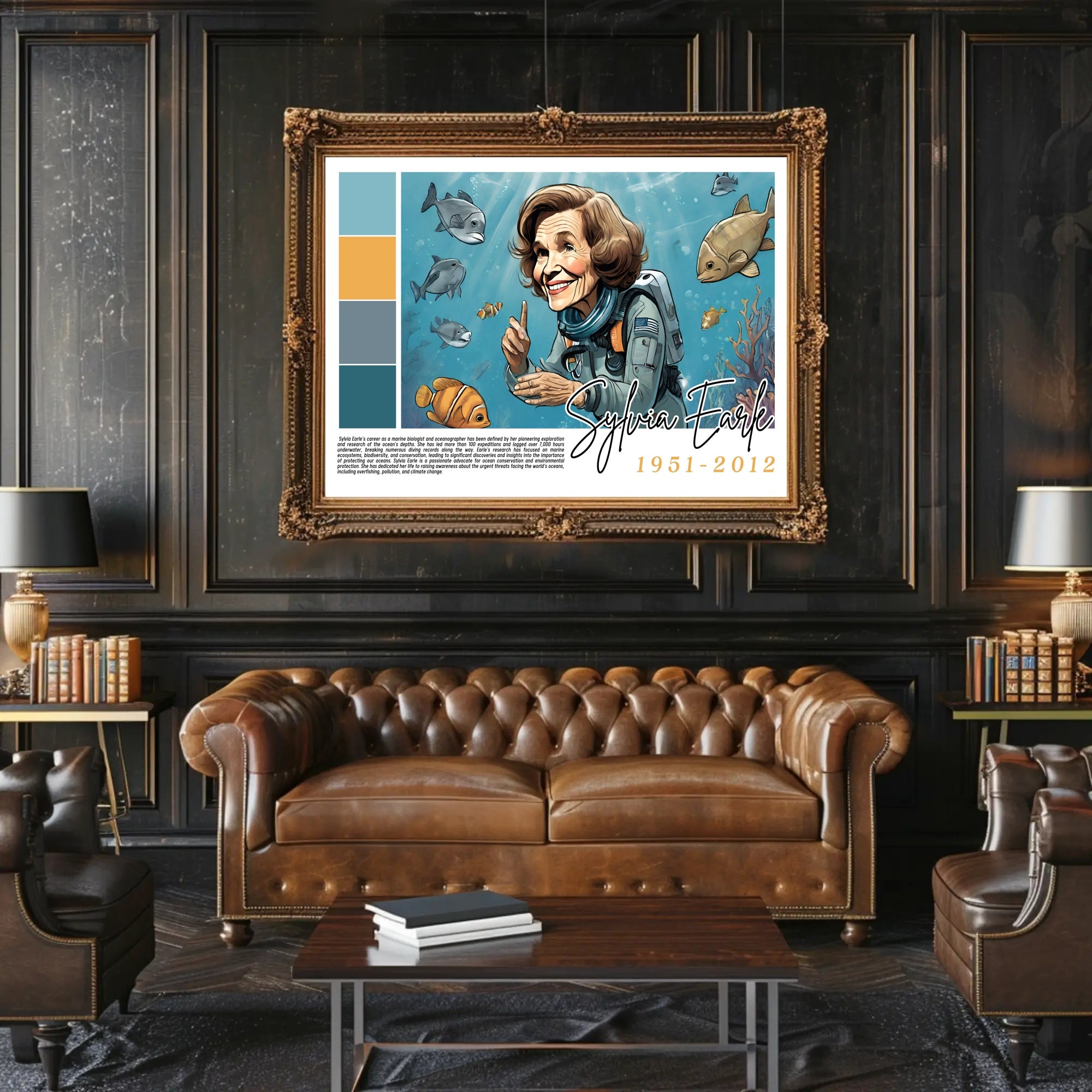 Sylvia Earle: Advocate for the Oceans Poster