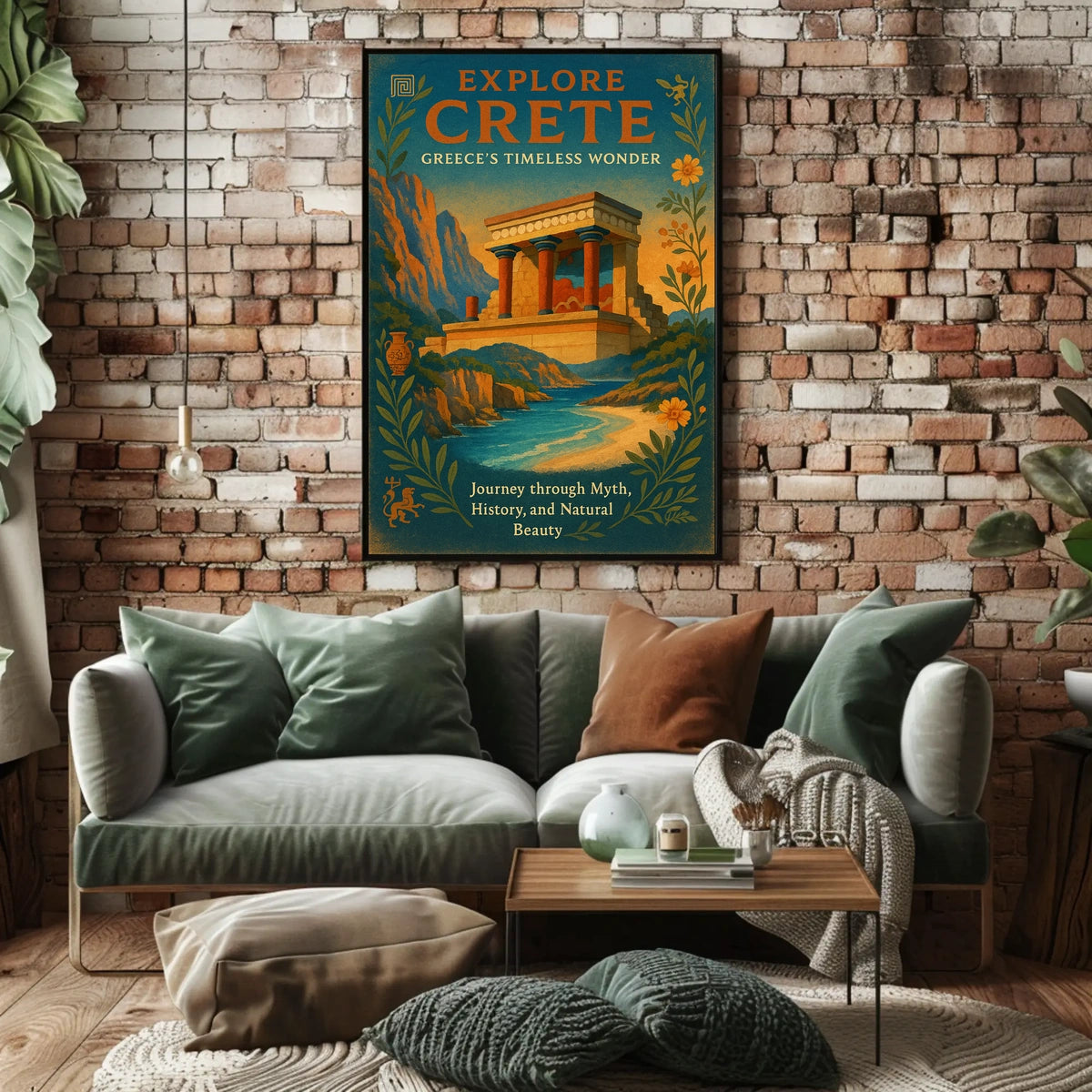 Explore Crete Greeces Timeless Wonder Poster