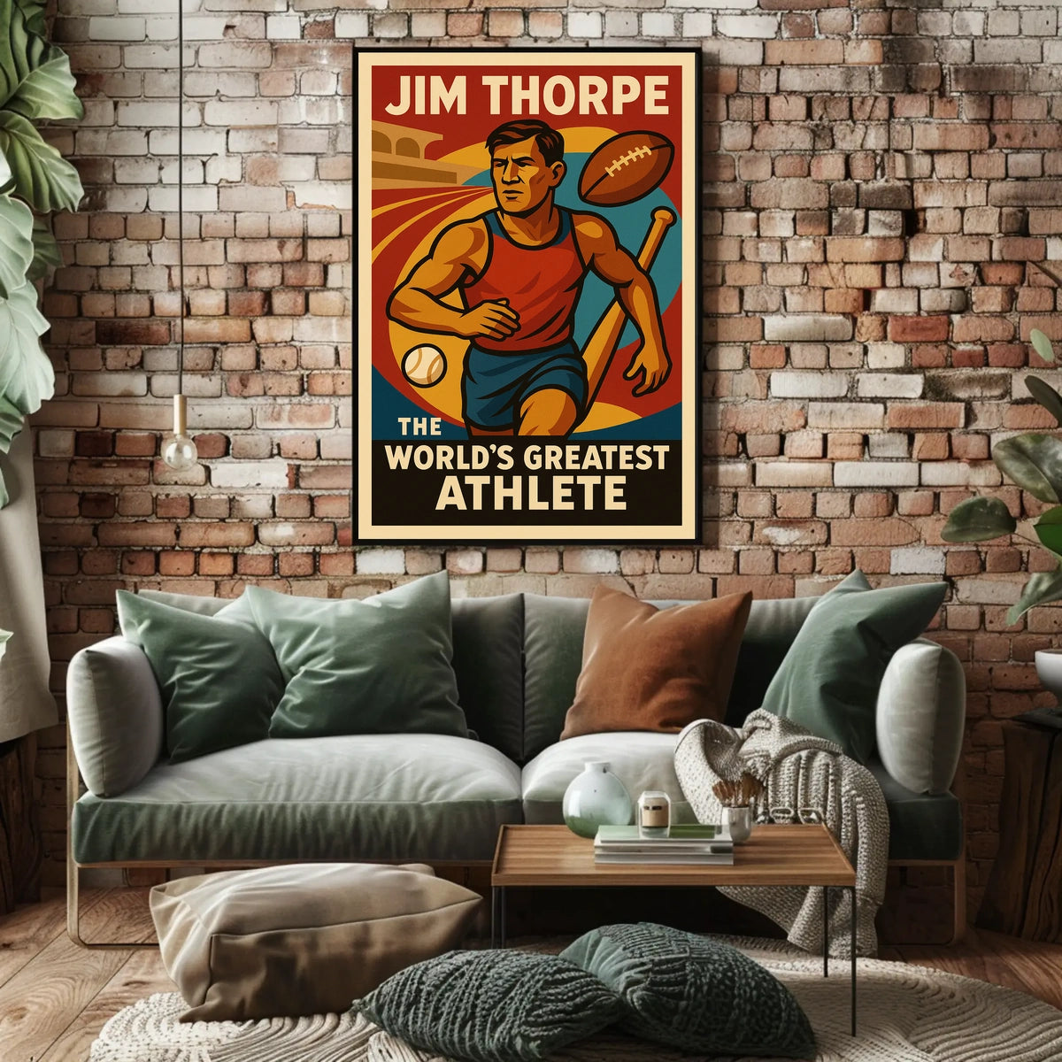 Jim Thorpe The Worlds Greatest Athlete Jim Thorpe Poster