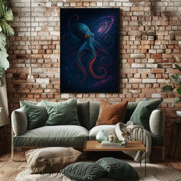 Cosmic Octopus Poster