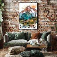 Olympic Watercolor Wall Art Poster