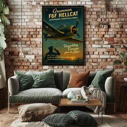 Grumman F6F Hellcat: Legendary Fighter of WWII Poster