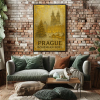 Prague Bohemian Noël Poster