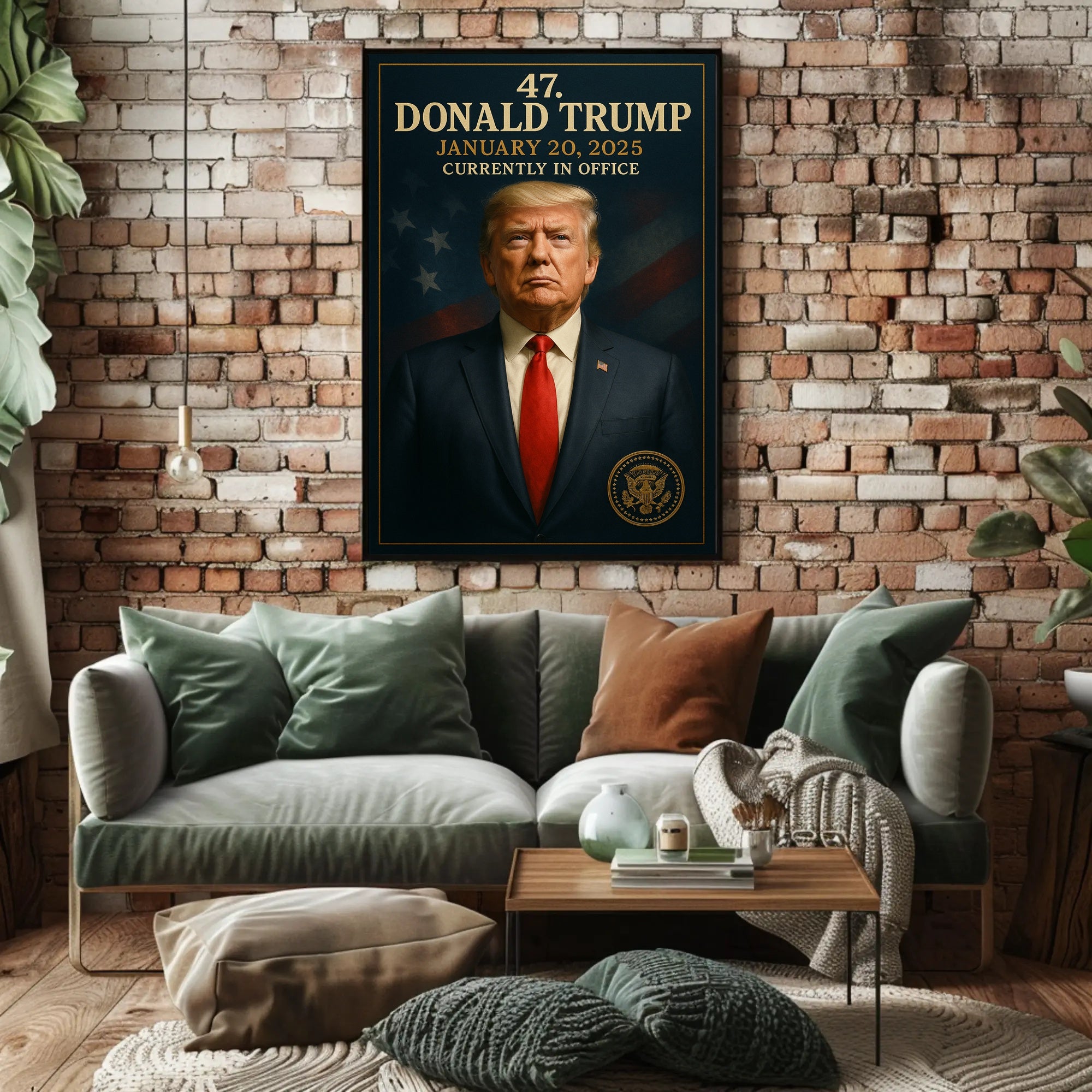 Donald Trump 47th President Poster