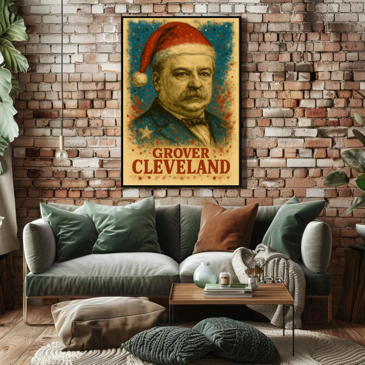 Grover Cleveland 22nd President of the United States Christmas SeriesPoster