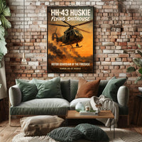 HH-43 Huskie Rotor Guardian of the Firebase Poster PosterGoat