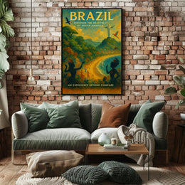 Discover Brazil Poster