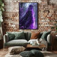 Enigmatic Figure in the Forest Art Print Poster for Home Decor PosterGoat
