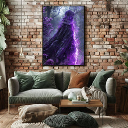 Enigmatic Figure in the Forest Art Print Poster for Home Decor PosterGoat