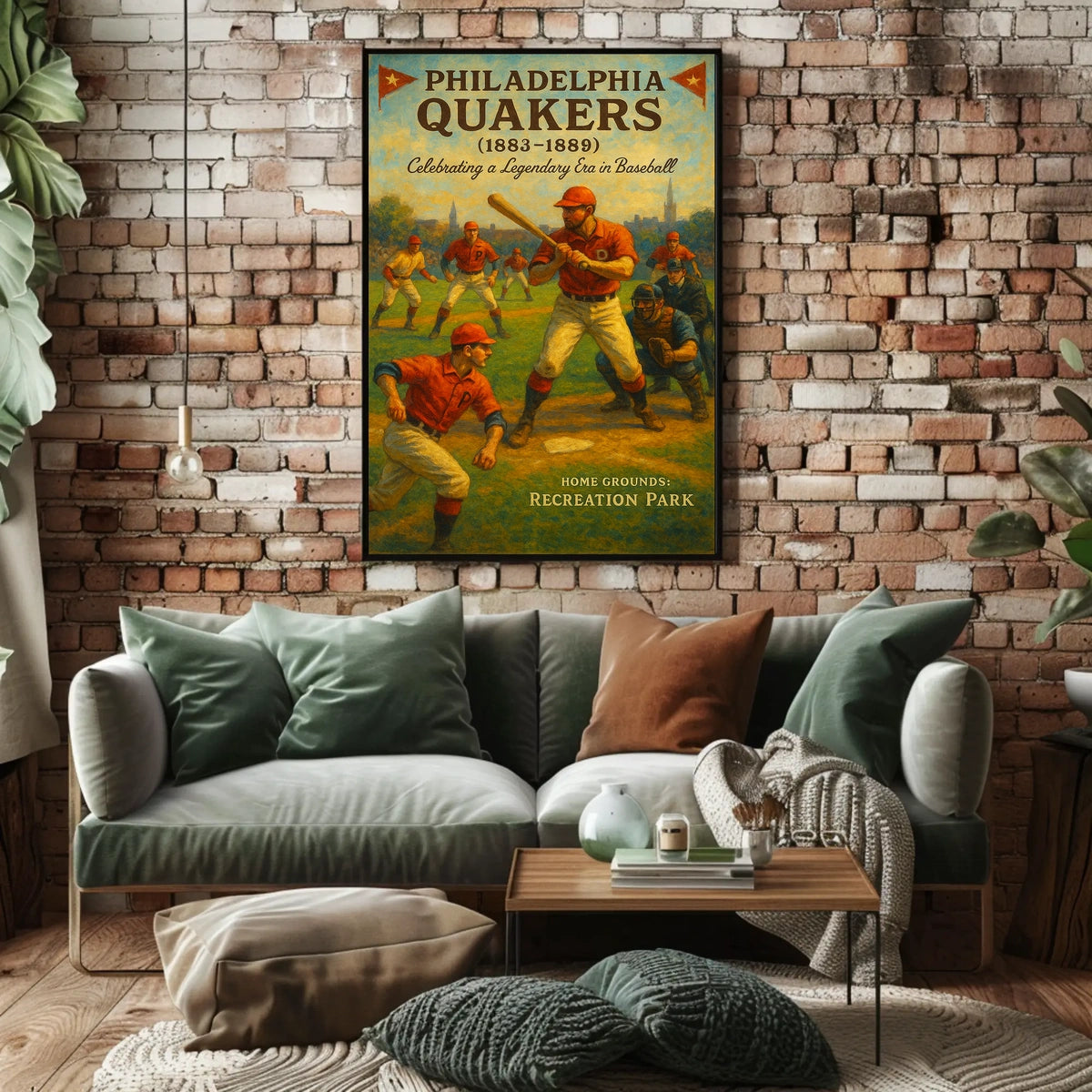 Philadelphia Quakers Celebrating A Poster
