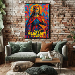 Saint Margaret Of Antioch Poster