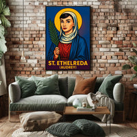 St. Ethelreda (Audrey) Poster