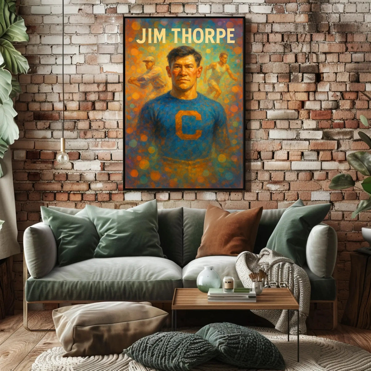 Jim Thorpe A Legendary Athlete Poster
