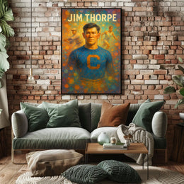 Jim Thorpe A Legendary Athlete Poster