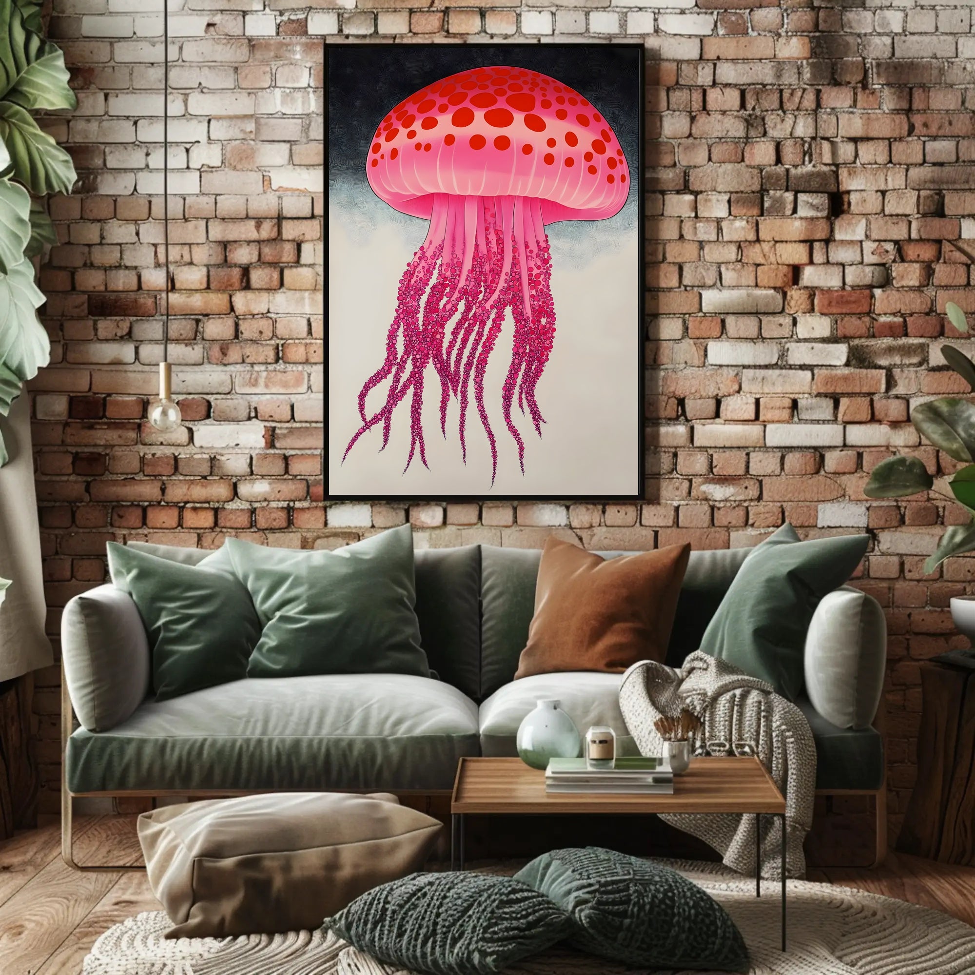 Ocean Life Poster Vibrant Marine Wall Art