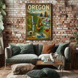 Discover Oregon Poster