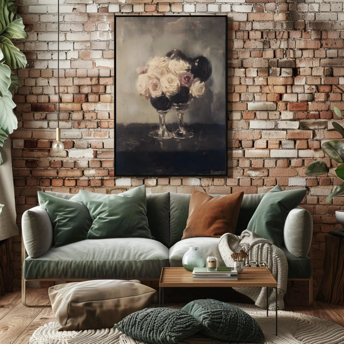 Elegant Floral Still Life Poster