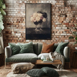 Elegant Floral Still Life Poster