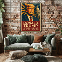 Donald Trump Visionary of The American Dreams Poster