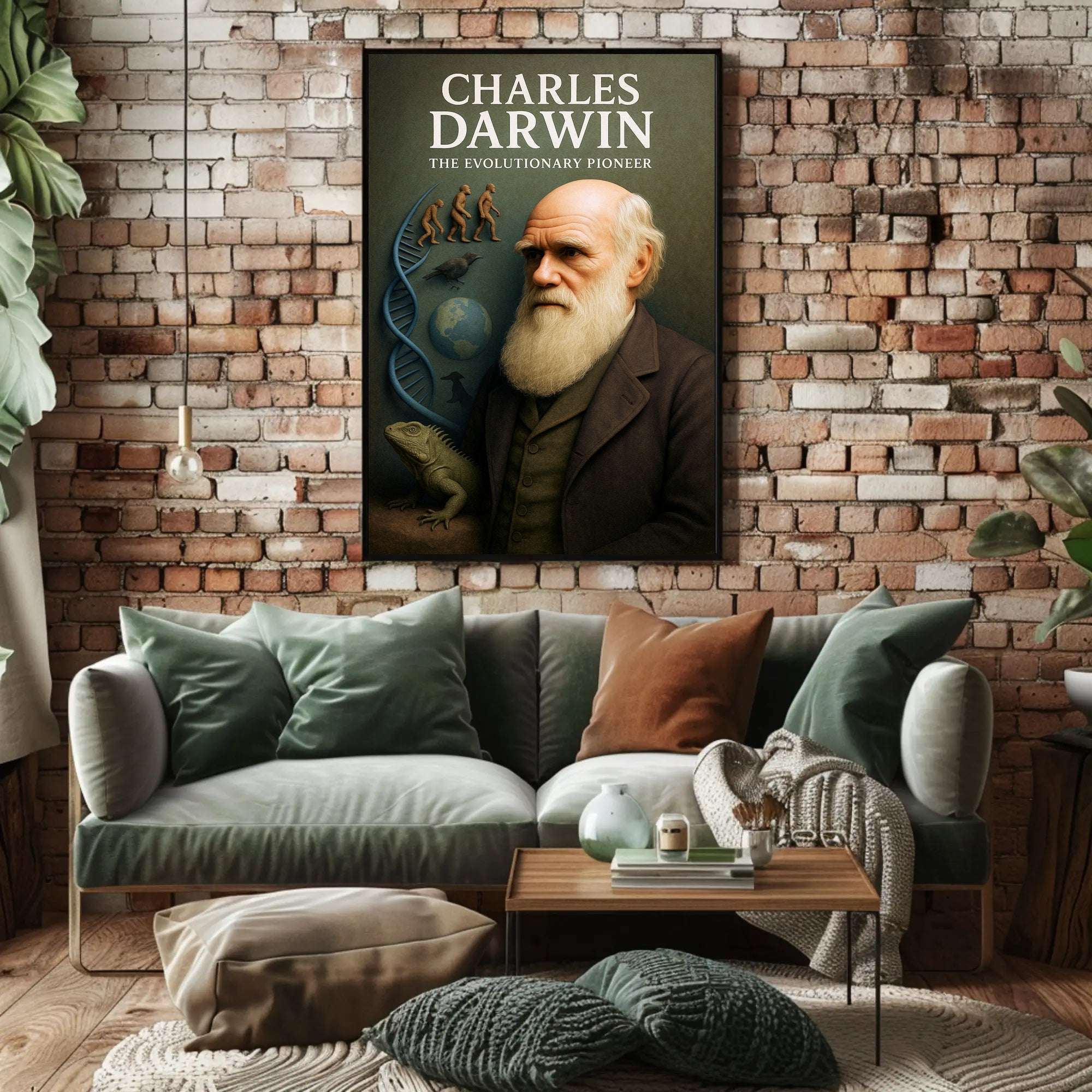 Charles Darwin The Evolutionary Pioneer Poster PosterGoat